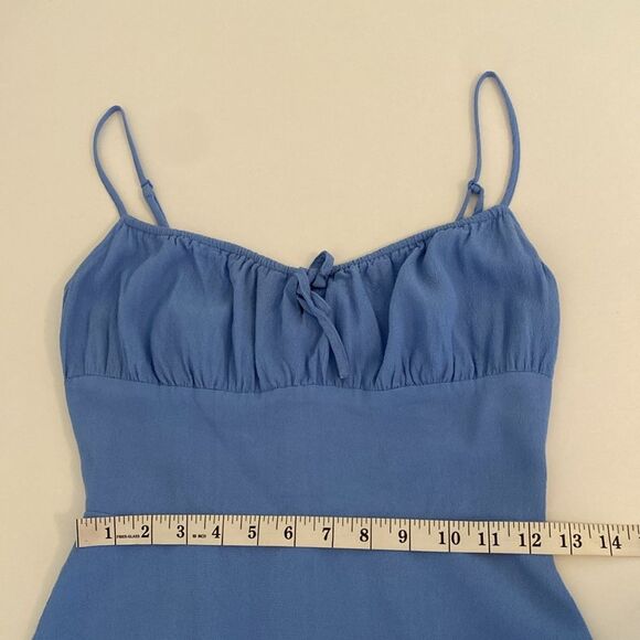 Aritzia Sunday Best Delilah Mini Dress in Light Blue Size Small - Picture 13 of 15